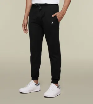 Ace Modal-Cotton Joggers Pitch Black