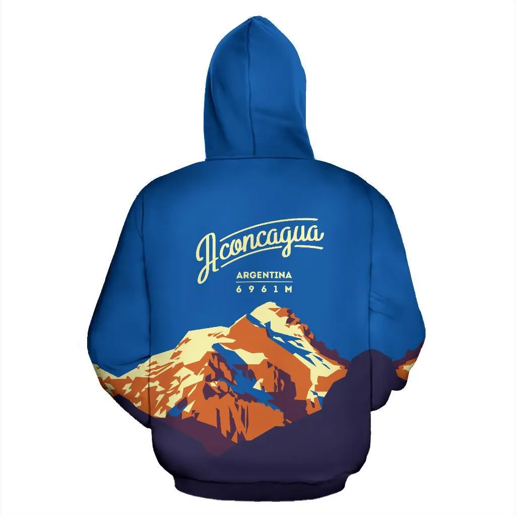 Aconcagua Mountain All Over Print Hoodie - BN14