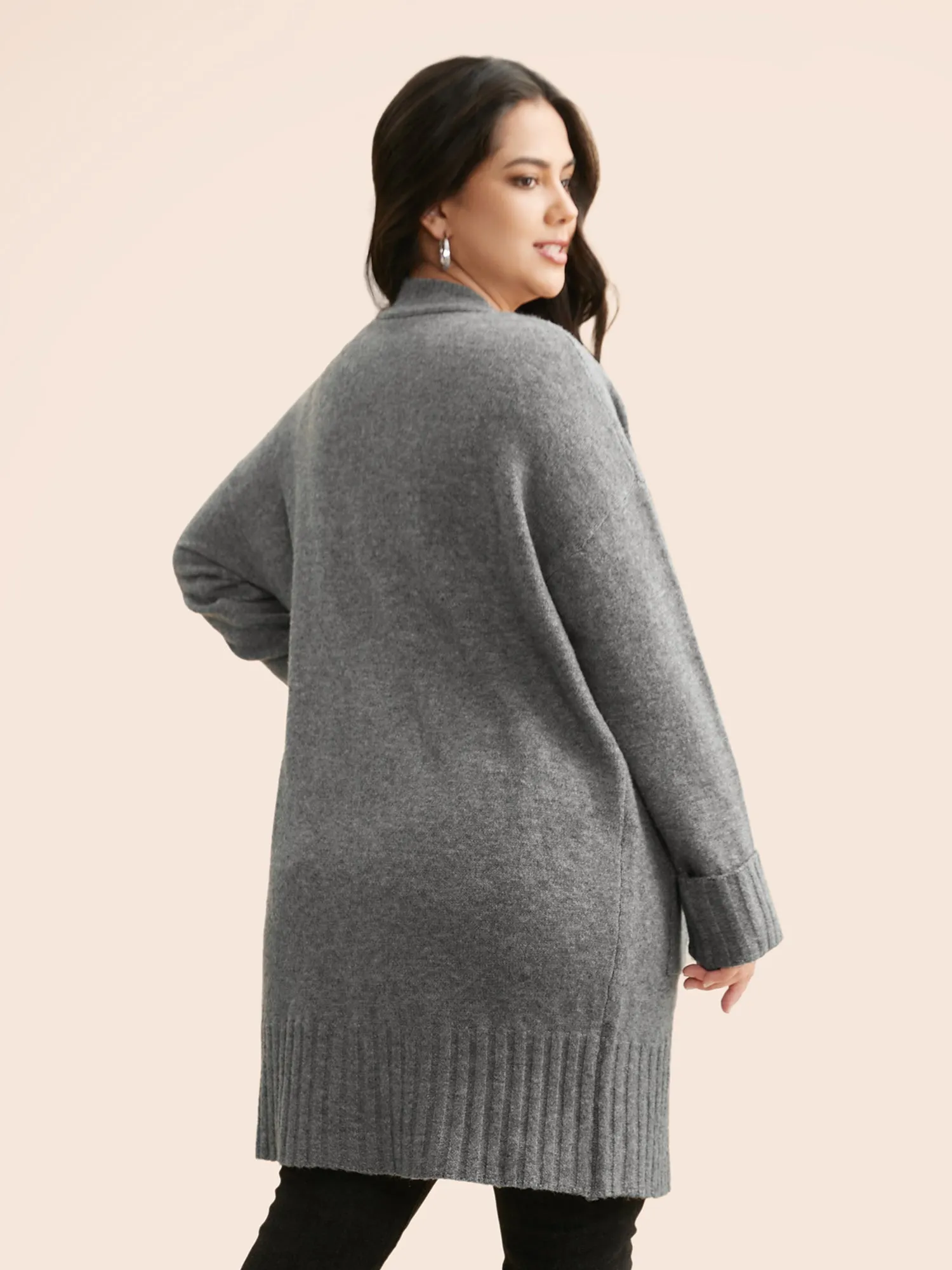 Airy Cozy Long Open Cardigan