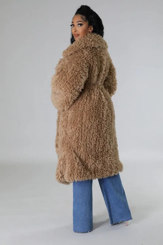 Amy Teddy Faux Fur Coat