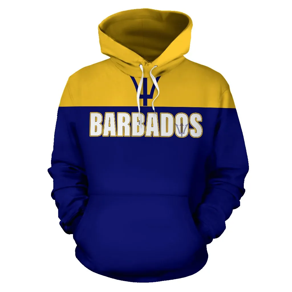 Barbados All Over Hoodie - Coat of Arm - BN09