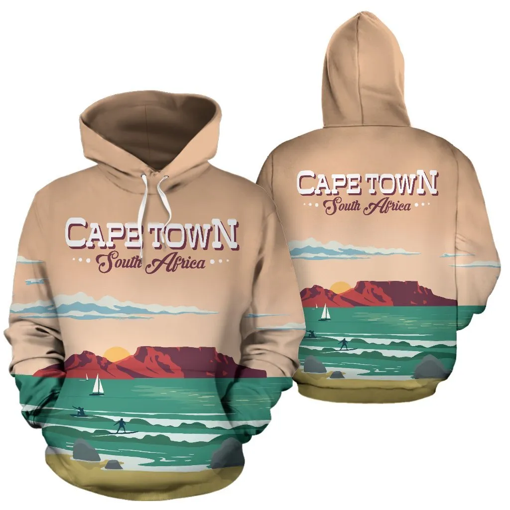 Cape Town South Africa All Over Print Hoodie - BN14