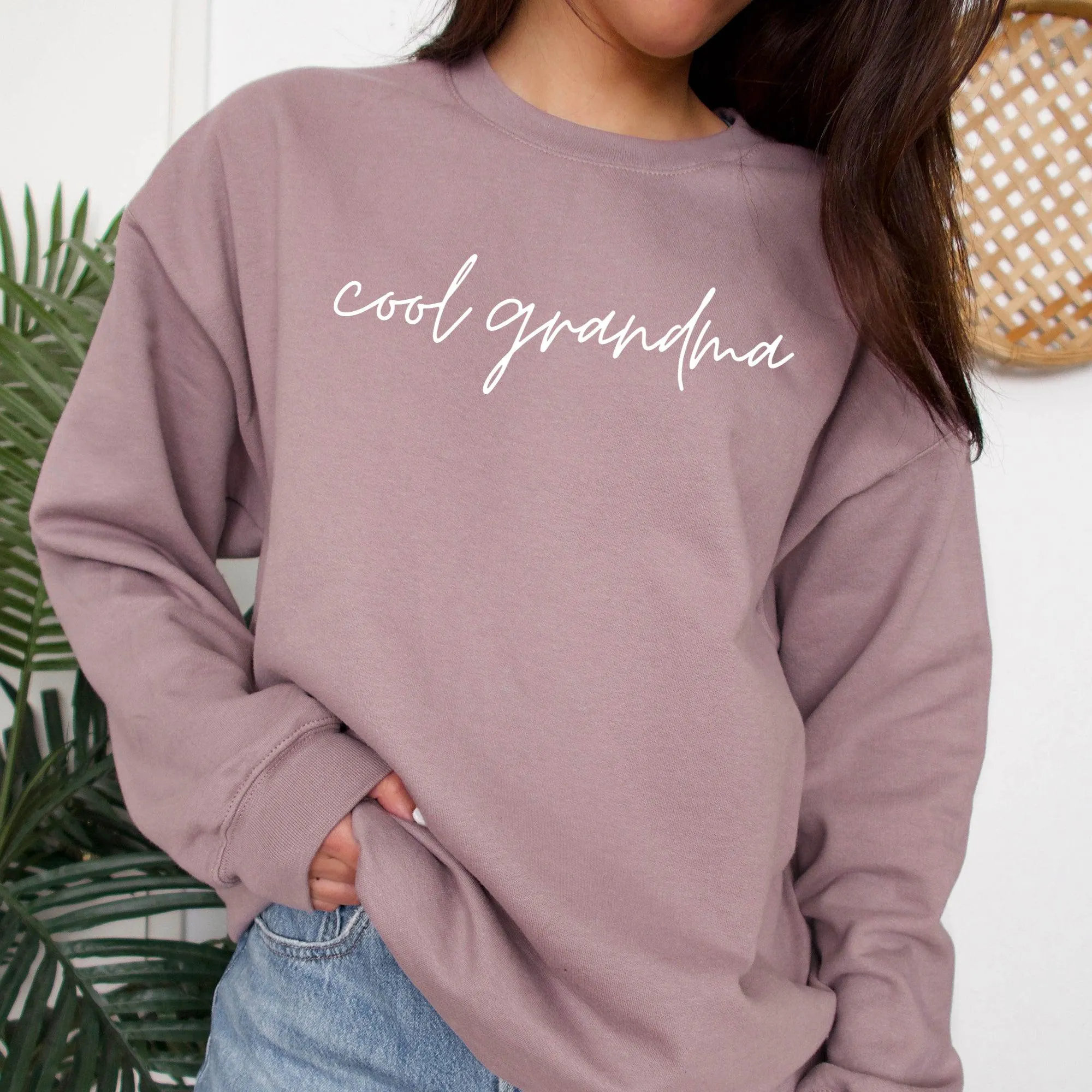 Cool Grandma Classic Soft Sweatshirt (Cursive 1)