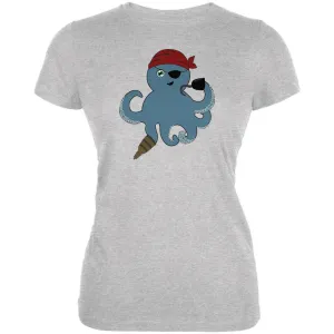 Cute Pirate Octopus Juniors Soft T Shirt