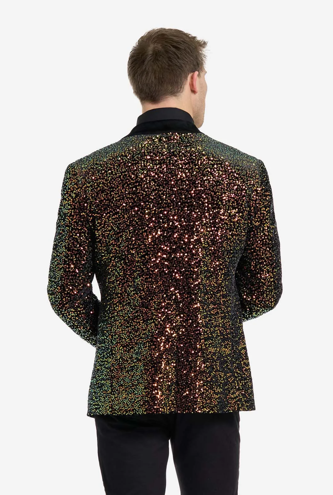 Dinner Jacket - Amber Sequins