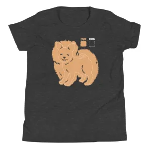 Dog vs Fur Pomeranian Kid's Youth Tee