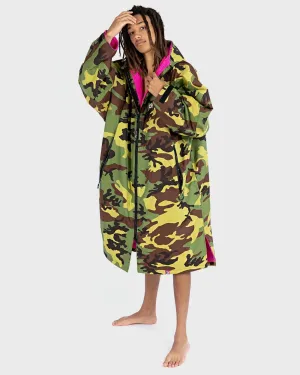 dryrobe Advance Long Sleeve - Camo/Pink