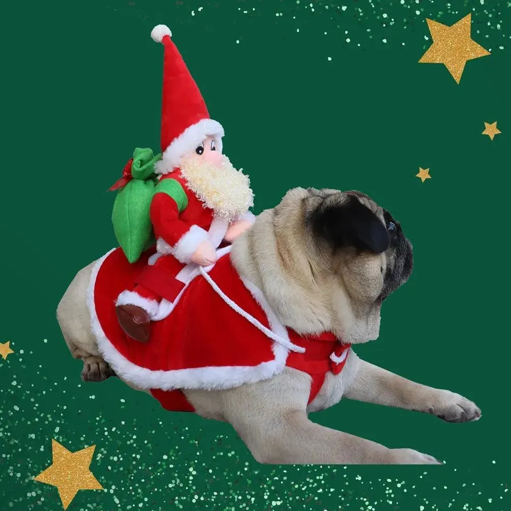 Festive Winter Hoodie Pet Christmas Costume