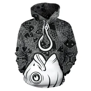 Fishing All Over Print Hoodie - BN14