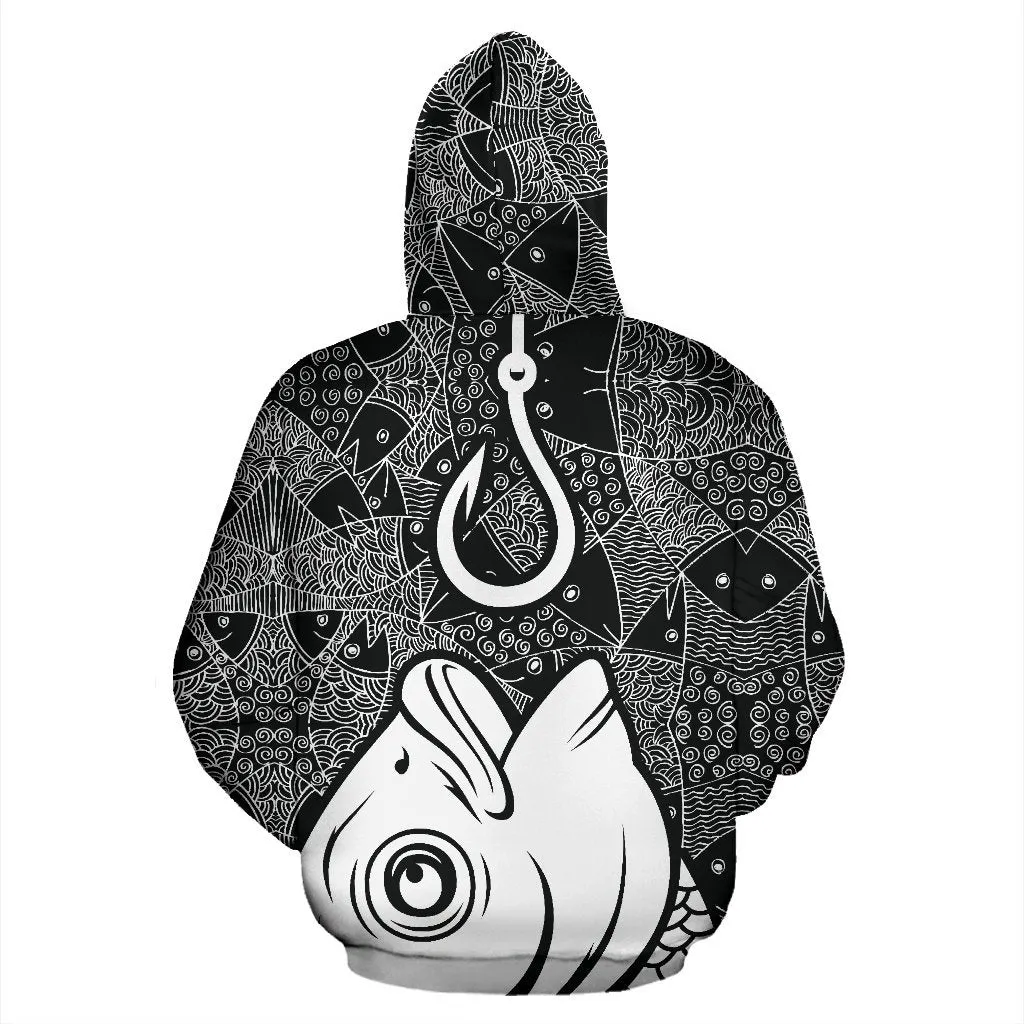 Fishing All Over Print Hoodie - BN14