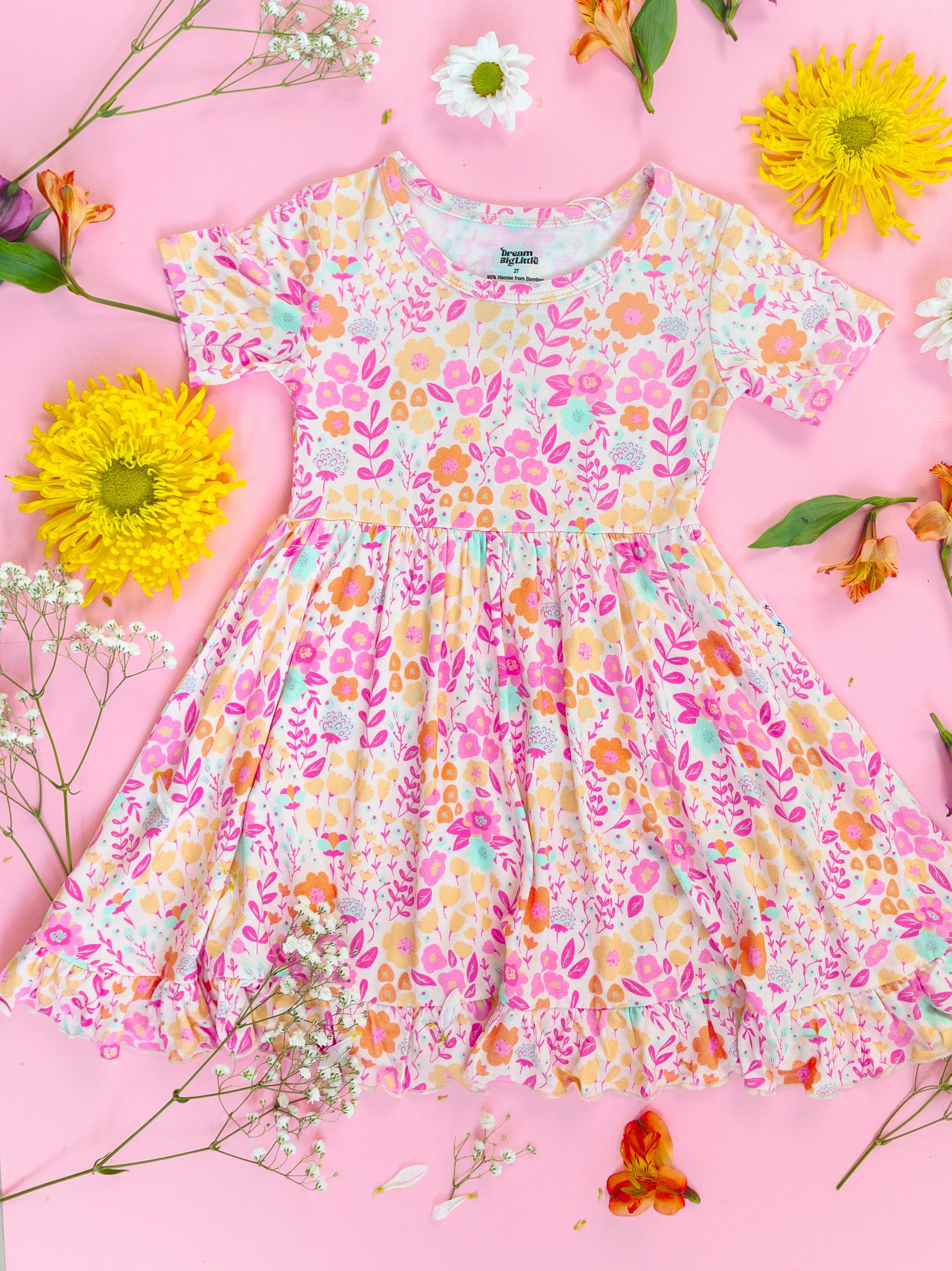 GARDEN TREASURES DREAM RUFFLE DRESS