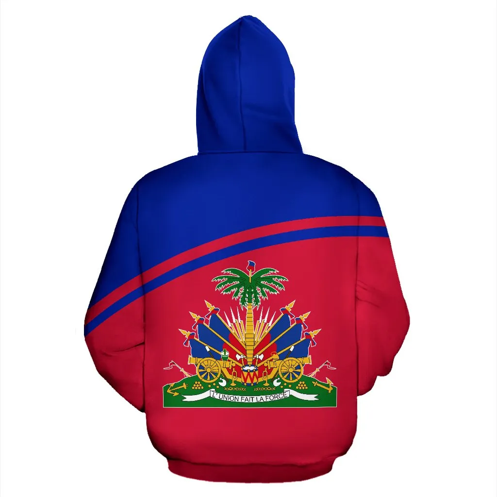 Haiti All Over Zip-Up Hoodie - Curve Version - Bn04