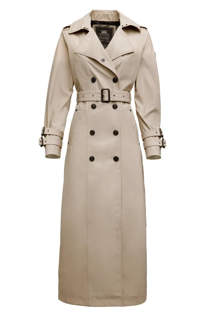 Holland Cooper Kendal Trench Coat in Stone