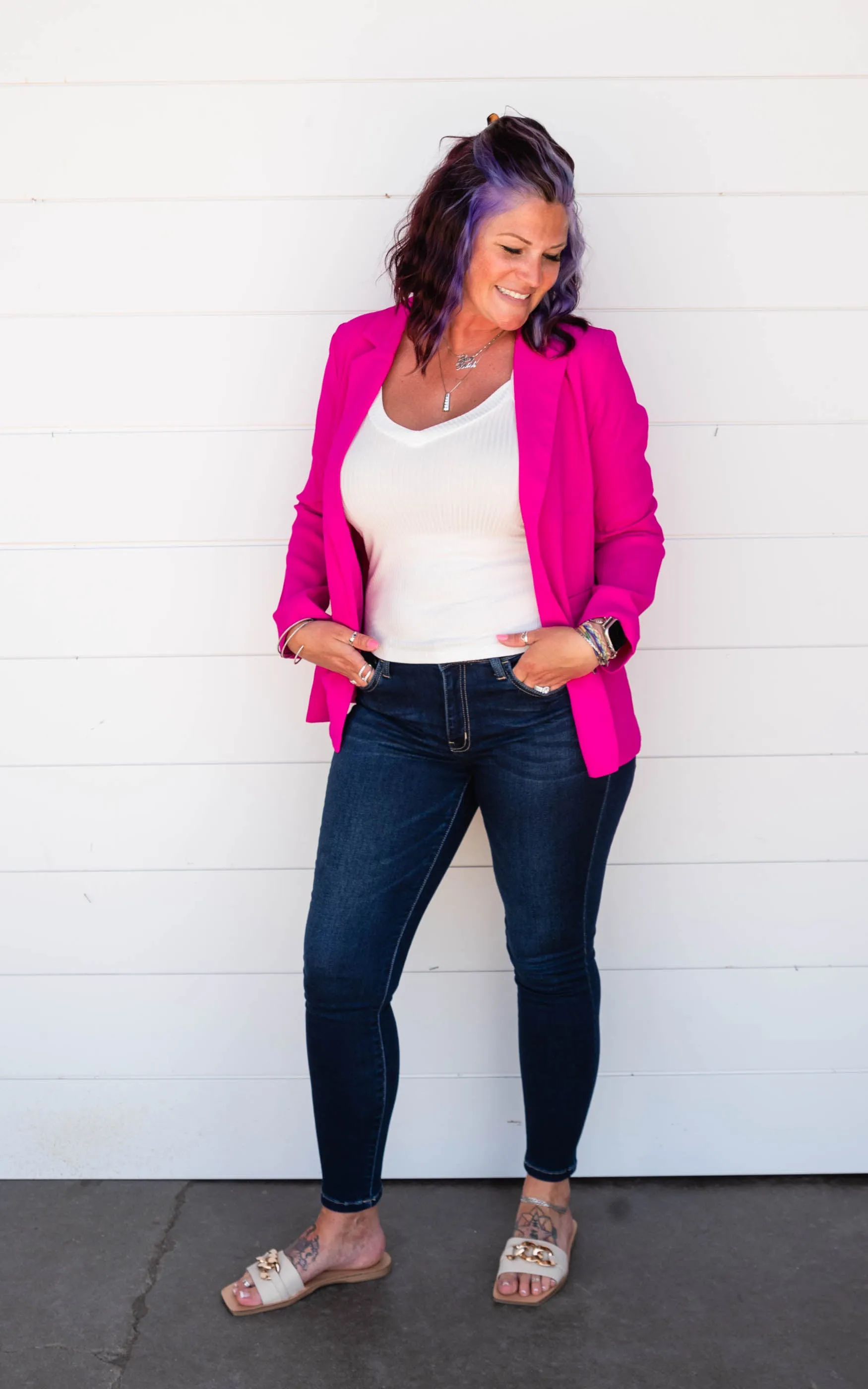 Hot Pink Blazer - Final Sale