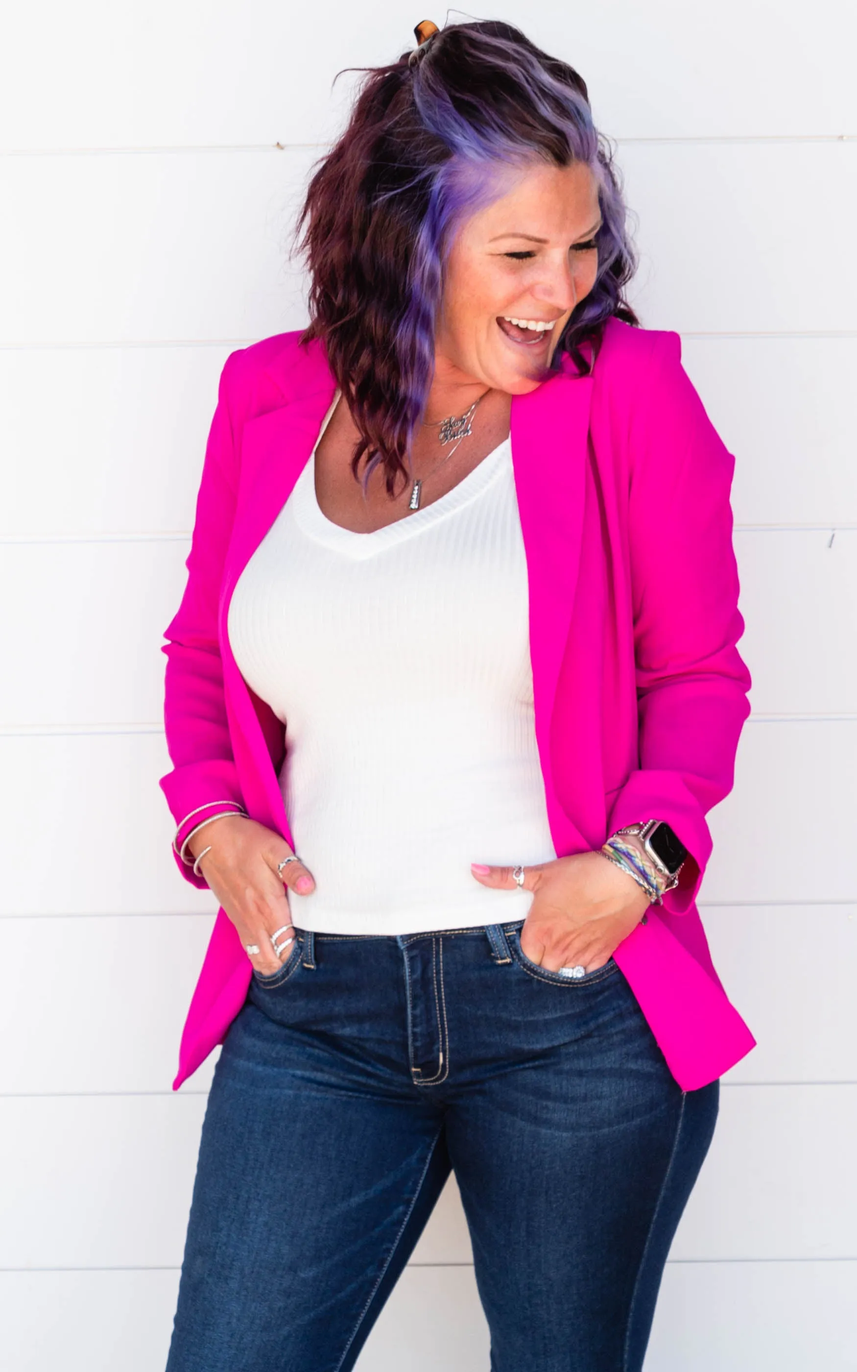 Hot Pink Blazer - Final Sale