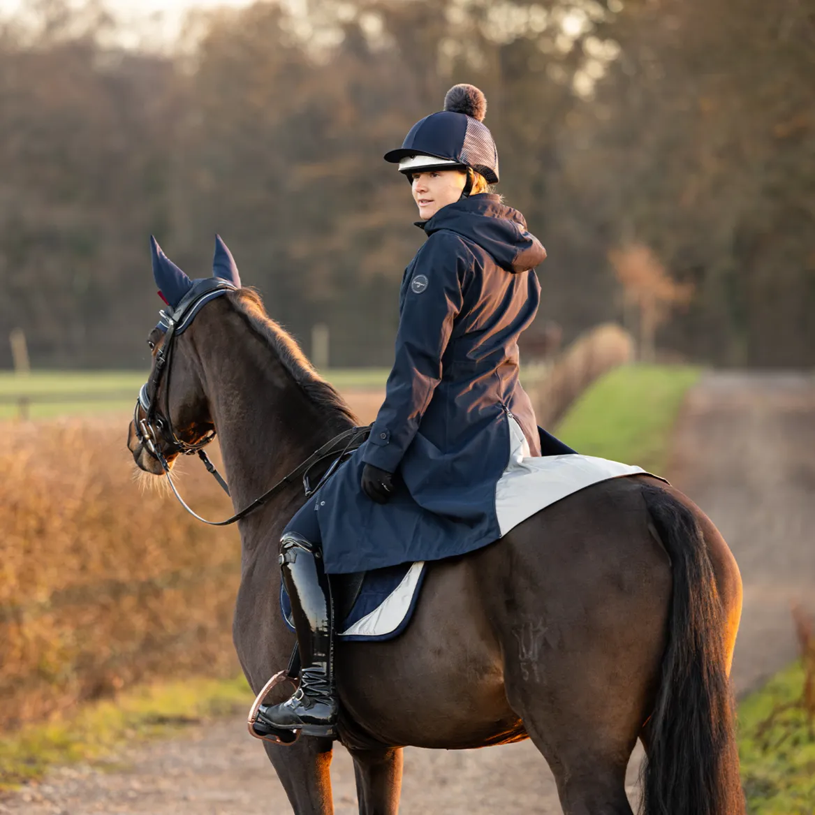 LeMieux Amelie Ladies Lightweight Riding Coat, Navy