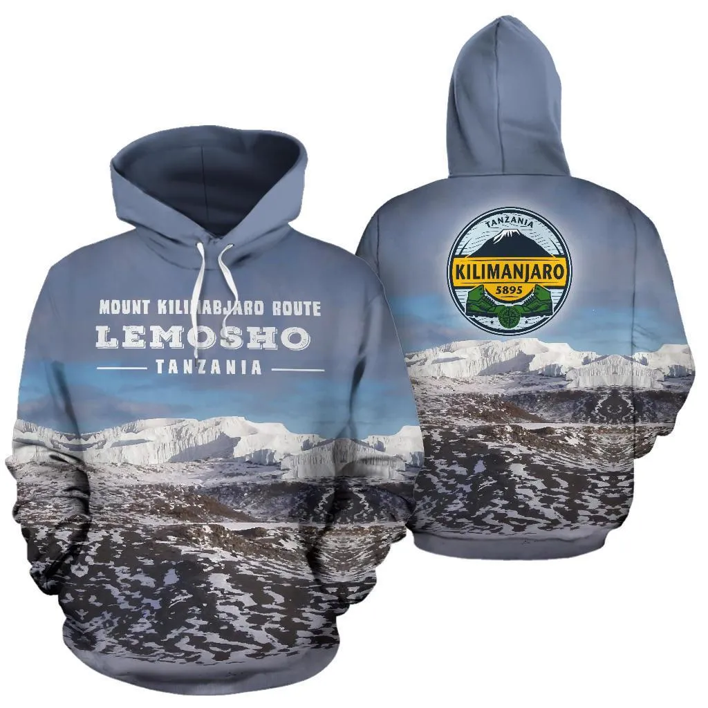 Lemosho Route Mount Kilimanjaro All Over Print Hoodie - BN14