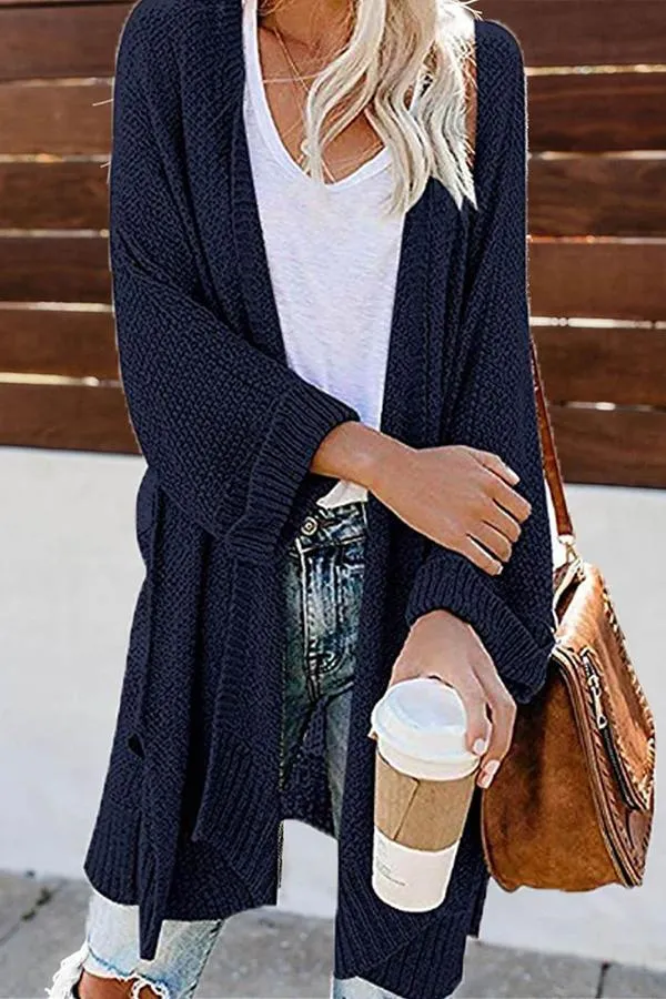 Long Sleeve Knit Cardigan