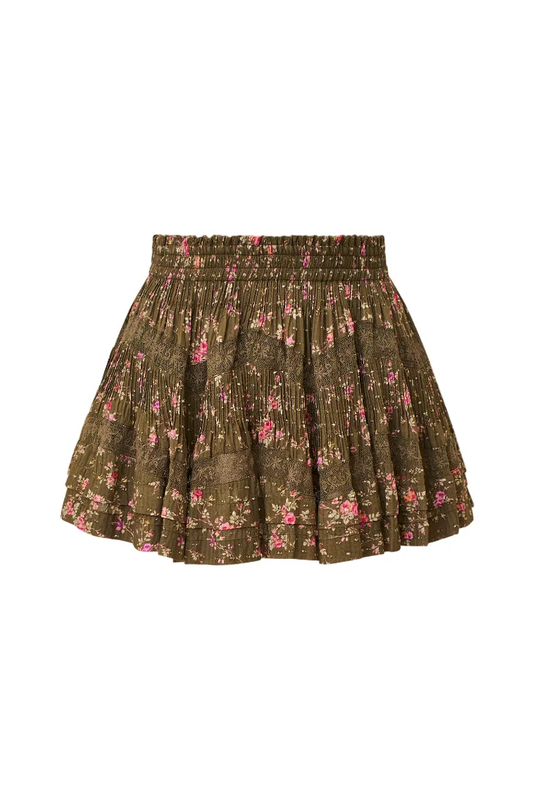 Lorianne Floral Mini Skirt