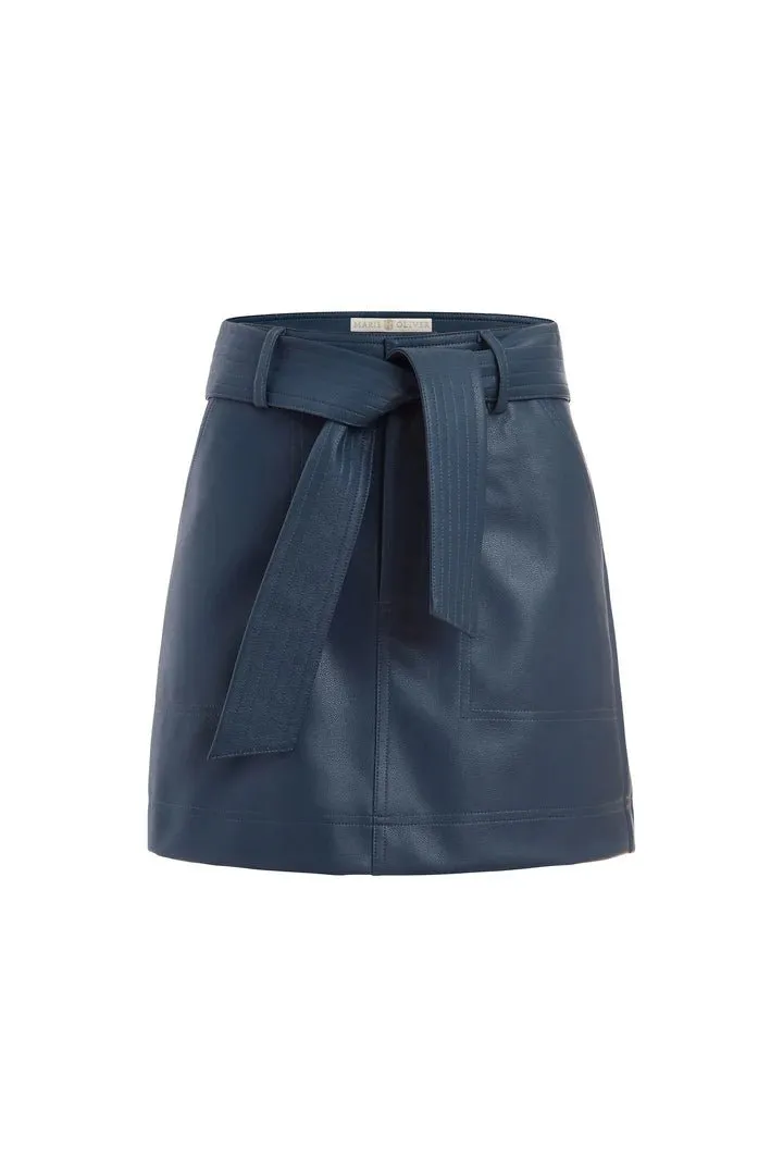 Marie Oliver Vallie Skirt in Space Blue