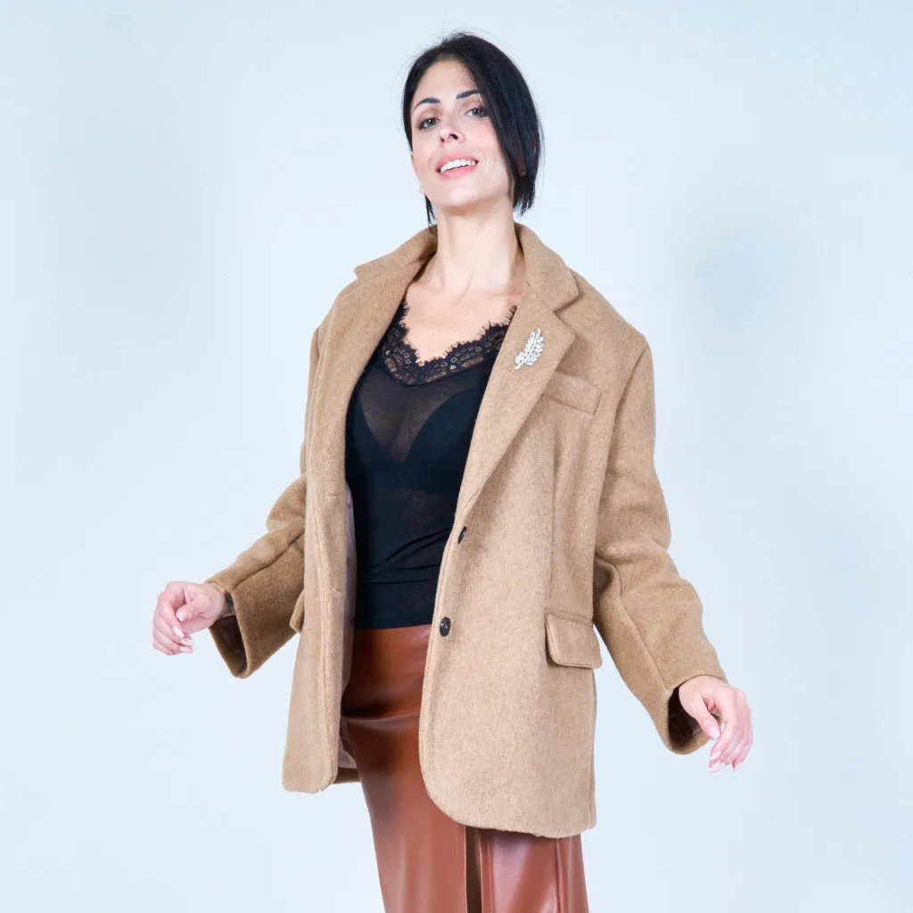 Oversized wool blazer wholesale