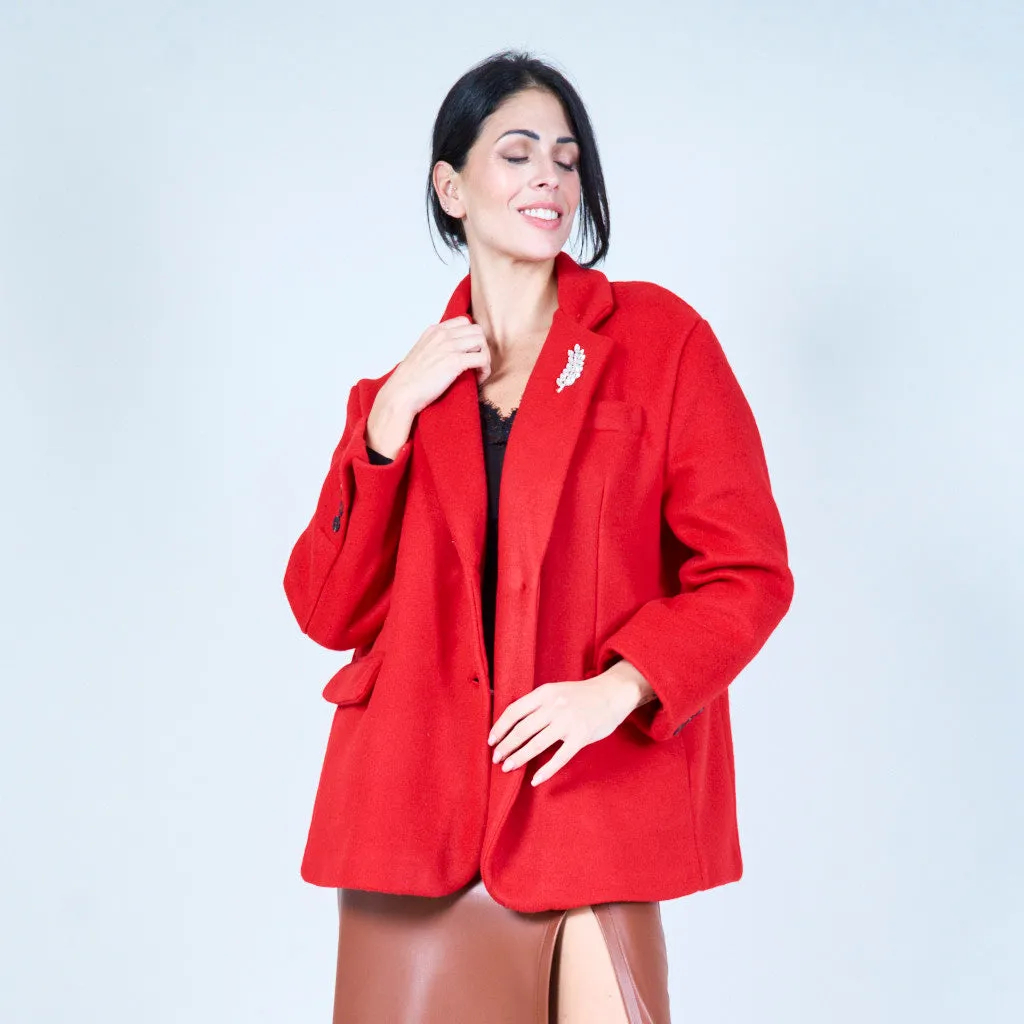 Oversized wool blazer wholesale