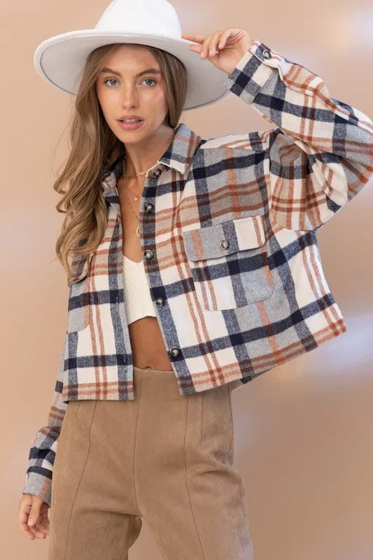 Plaid Shirt Jacket • More Colors