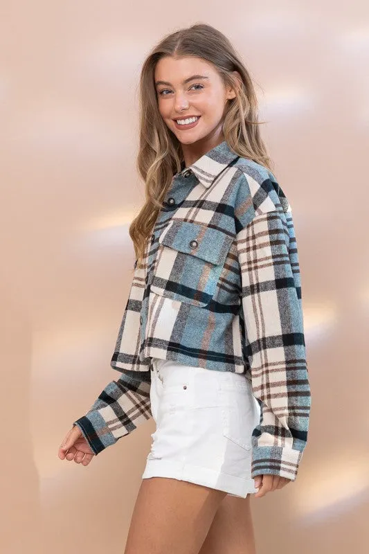 Plaid Shirt Jacket • More Colors