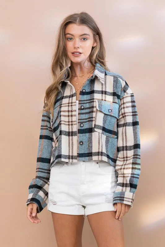 Plaid Shirt Jacket • More Colors