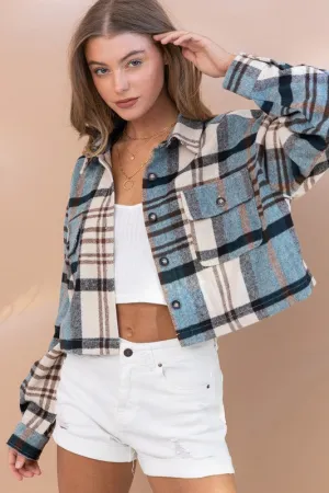 Plaid Shirt Jacket • More Colors