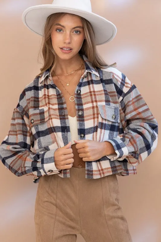 Plaid Shirt Jacket • More Colors