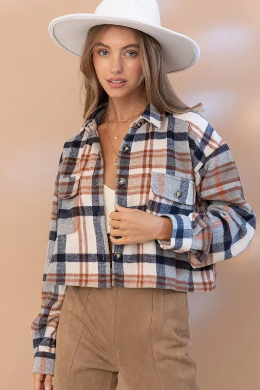 Plaid Shirt Jacket • More Colors