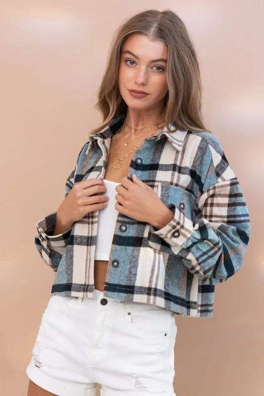 Plaid Shirt Jacket • More Colors