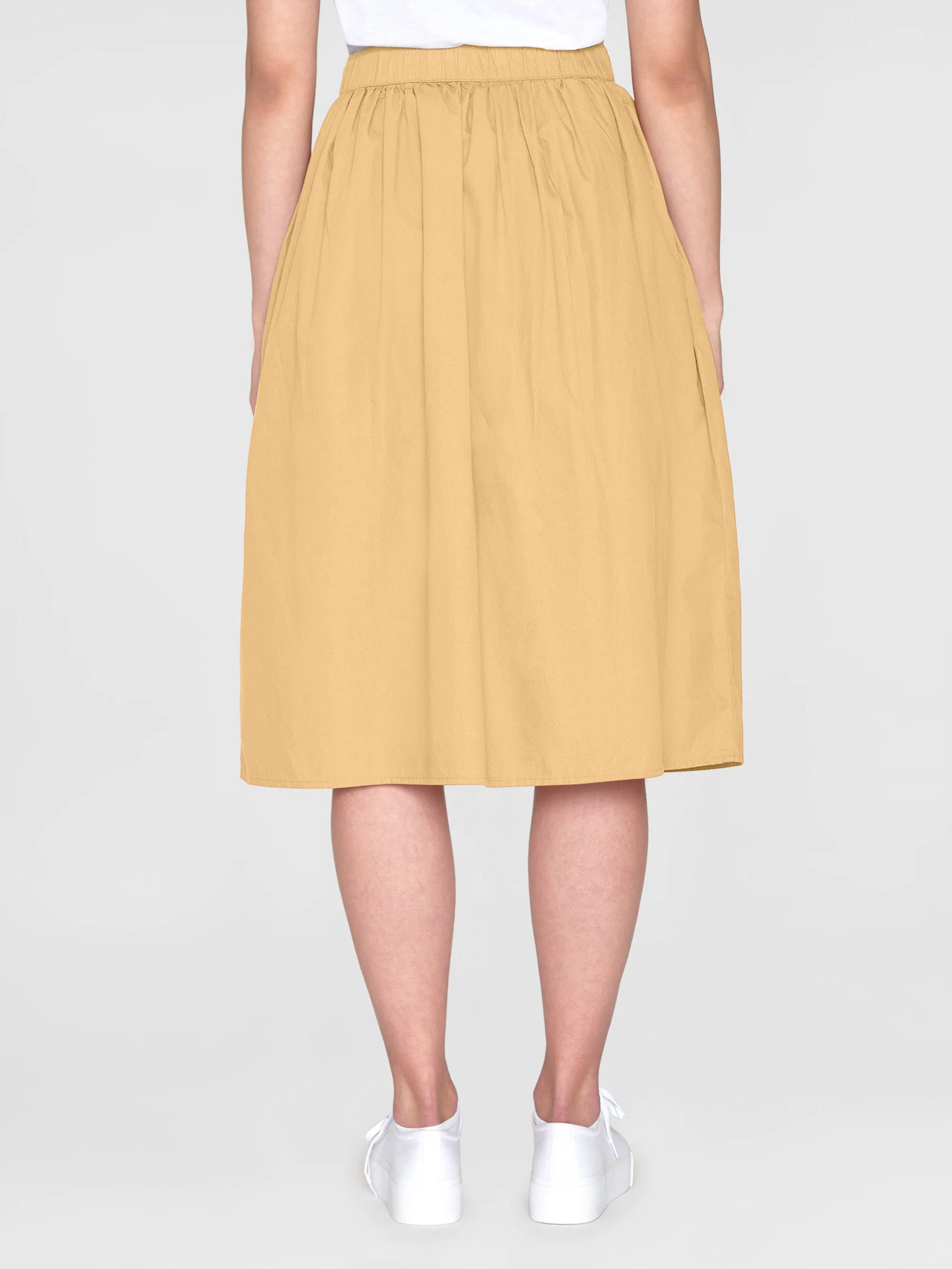 Poplin elastic waist skirt - Impala