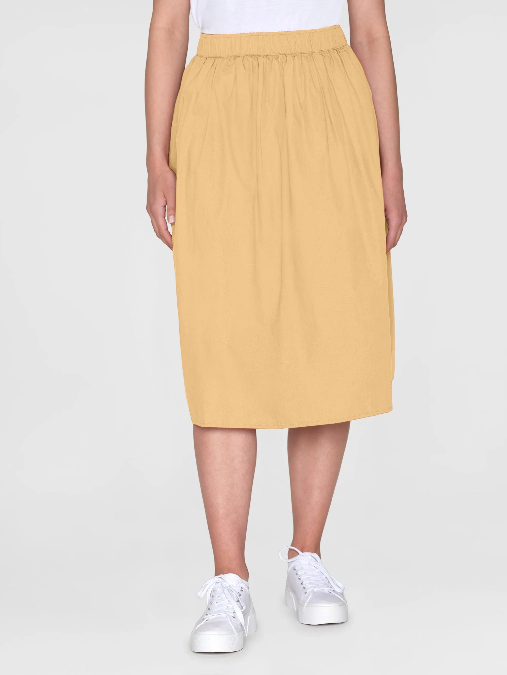 Poplin elastic waist skirt - Impala