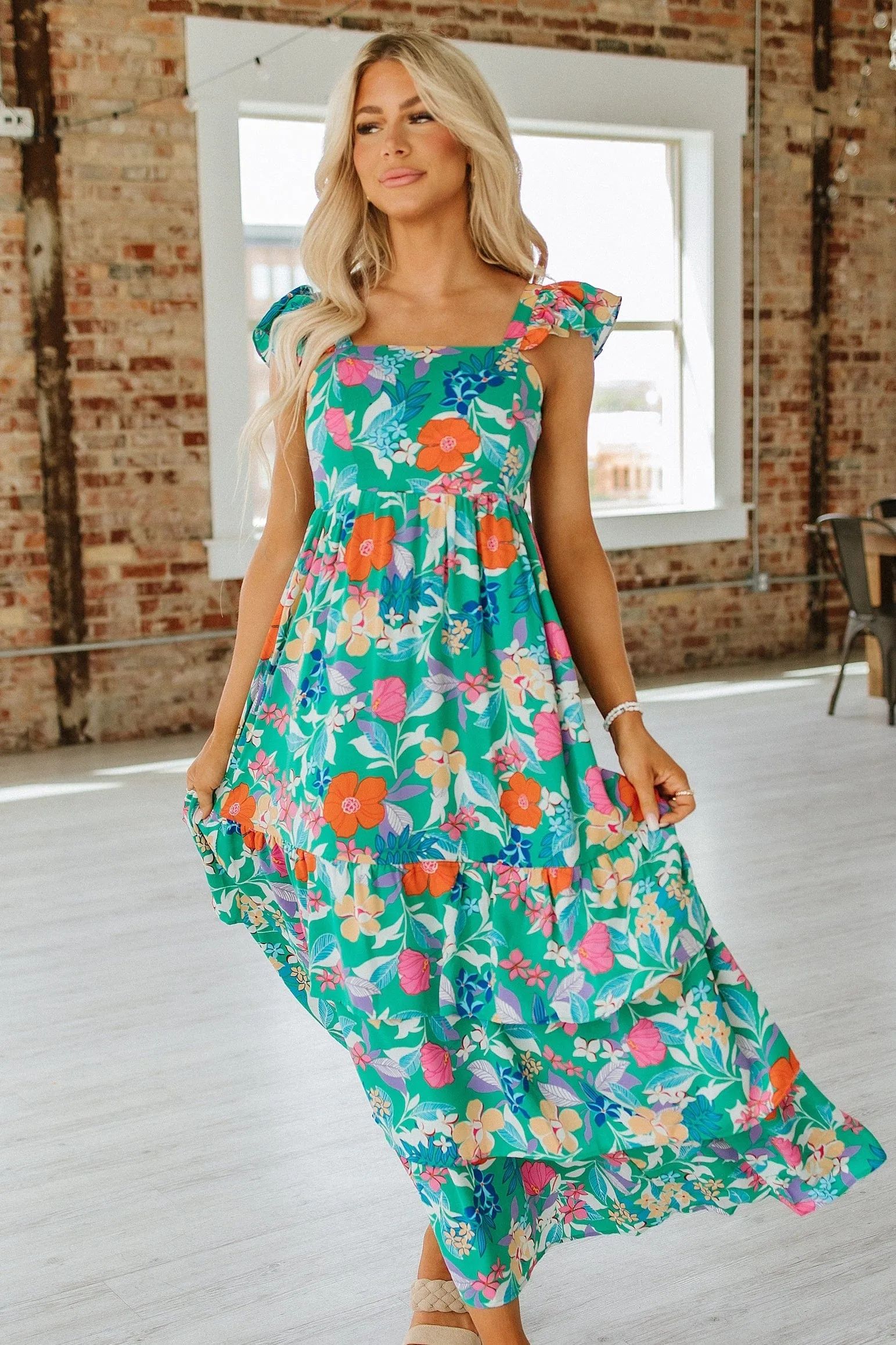 SALE - Miley Sleeveless Tiered Maxi Dress | S-XL