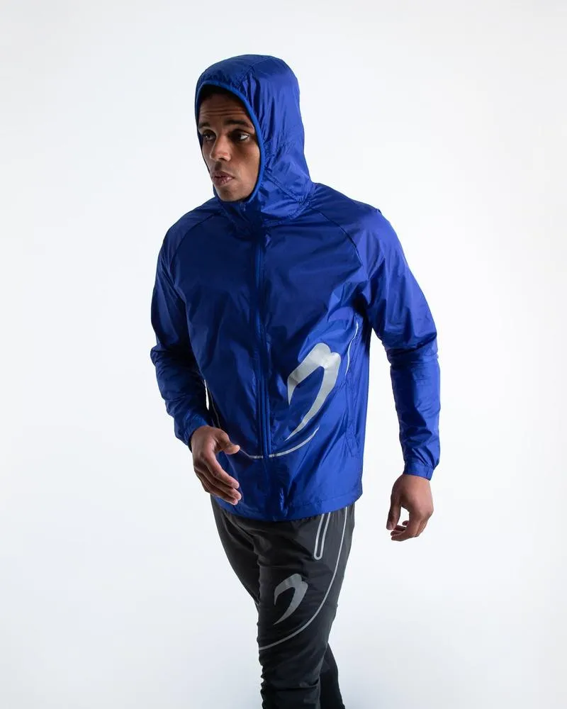 SANCHEZ WINDBREAKER JACKET - BLUE