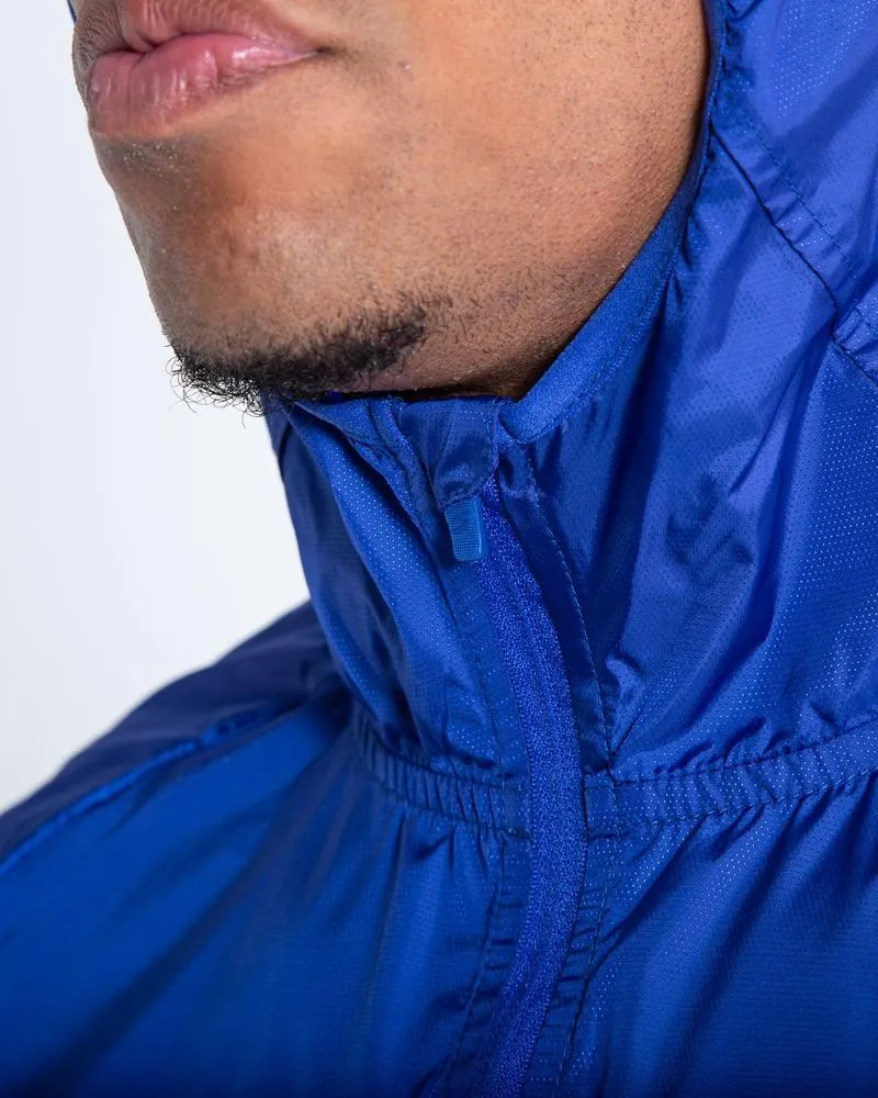 SANCHEZ WINDBREAKER JACKET - BLUE