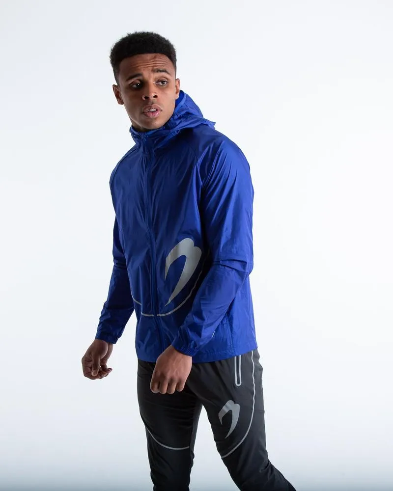 SANCHEZ WINDBREAKER JACKET - BLUE