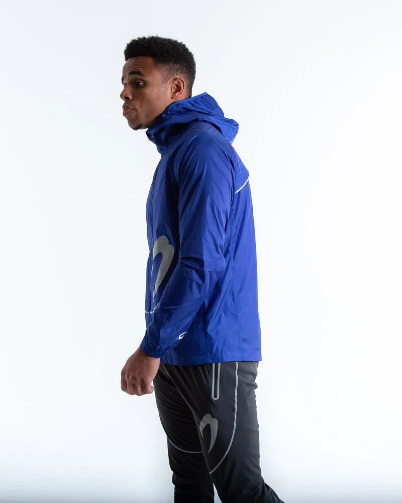 SANCHEZ WINDBREAKER JACKET - BLUE