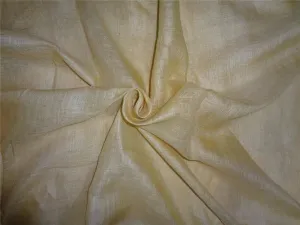 Sheer Gauze Linen--yellow Thin Transparent Linen Fabric 58&quot;