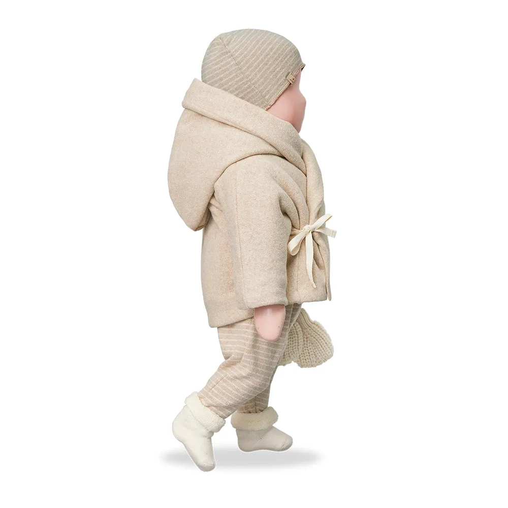 Soft-Fleece Jacke "More", beige