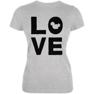 Squirrel Love Juniors Soft T Shirt