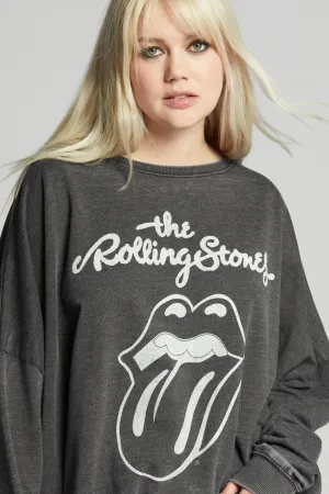 The Rolling Stones Classic Logo One Size Sweatshirt