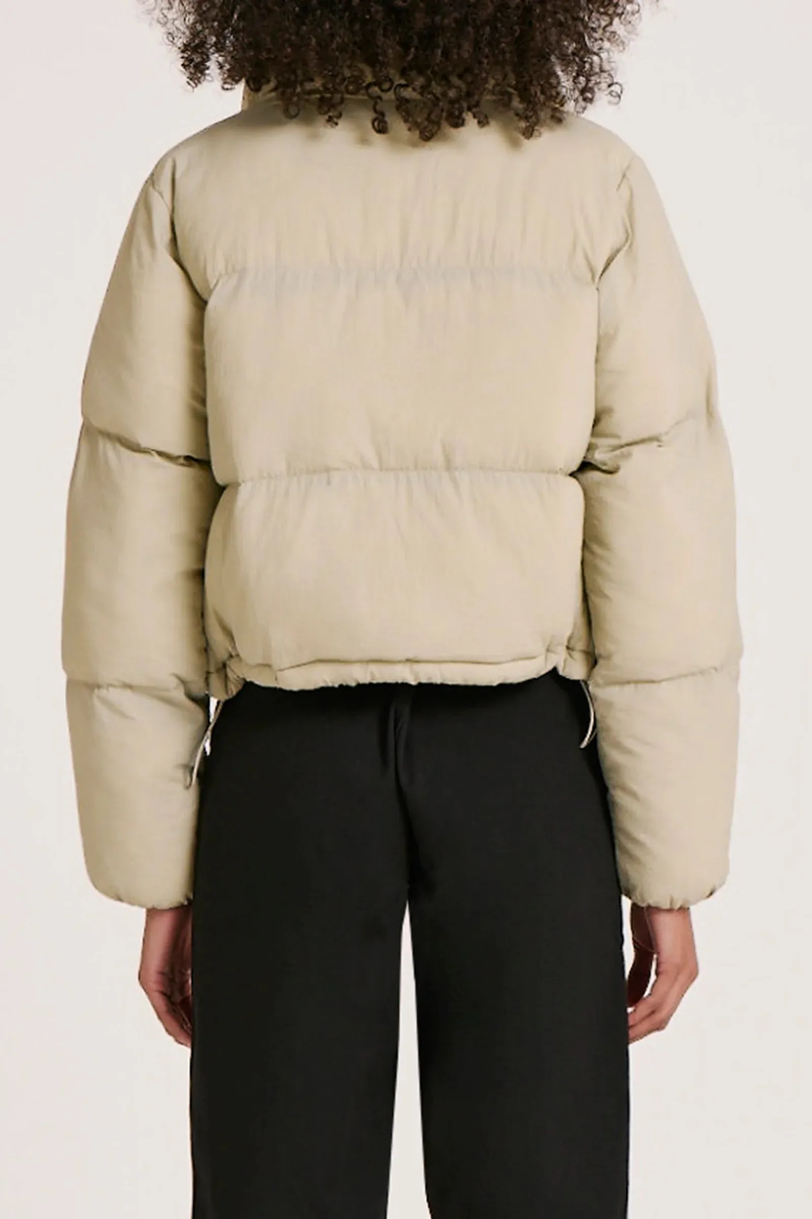 TOPHER PUFFER JACKET- CUCUMBER