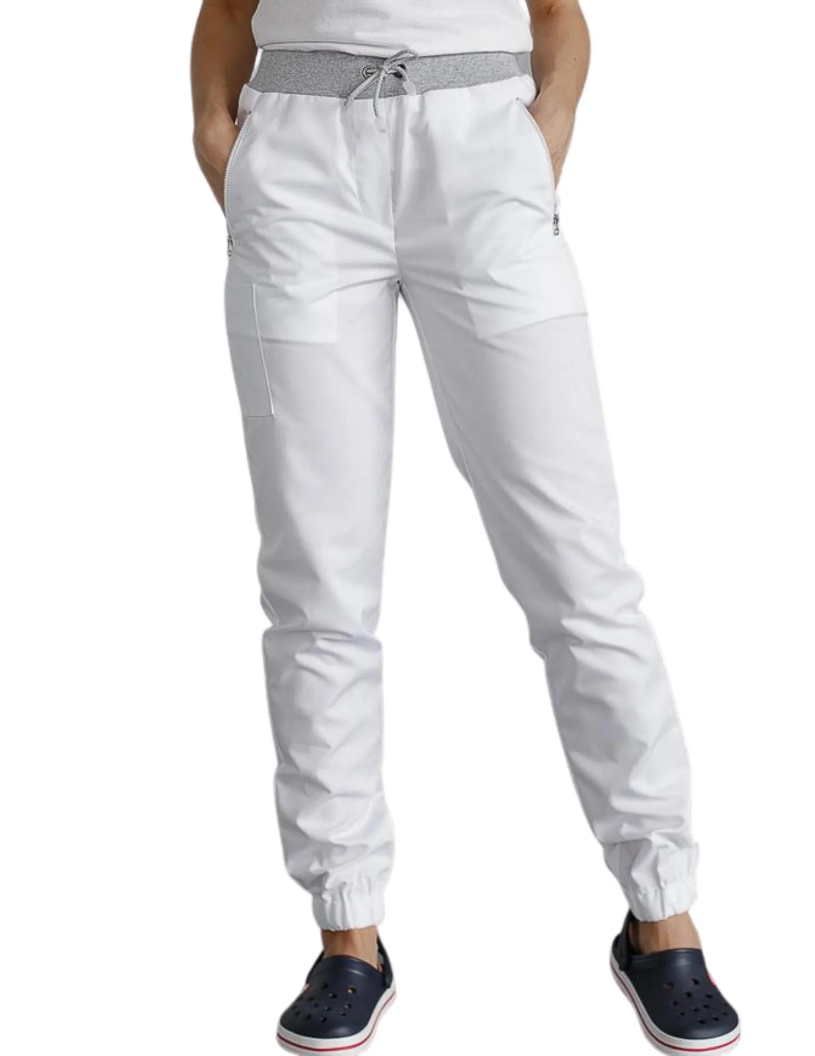 Treat in Style Women's Jogger Pants - White