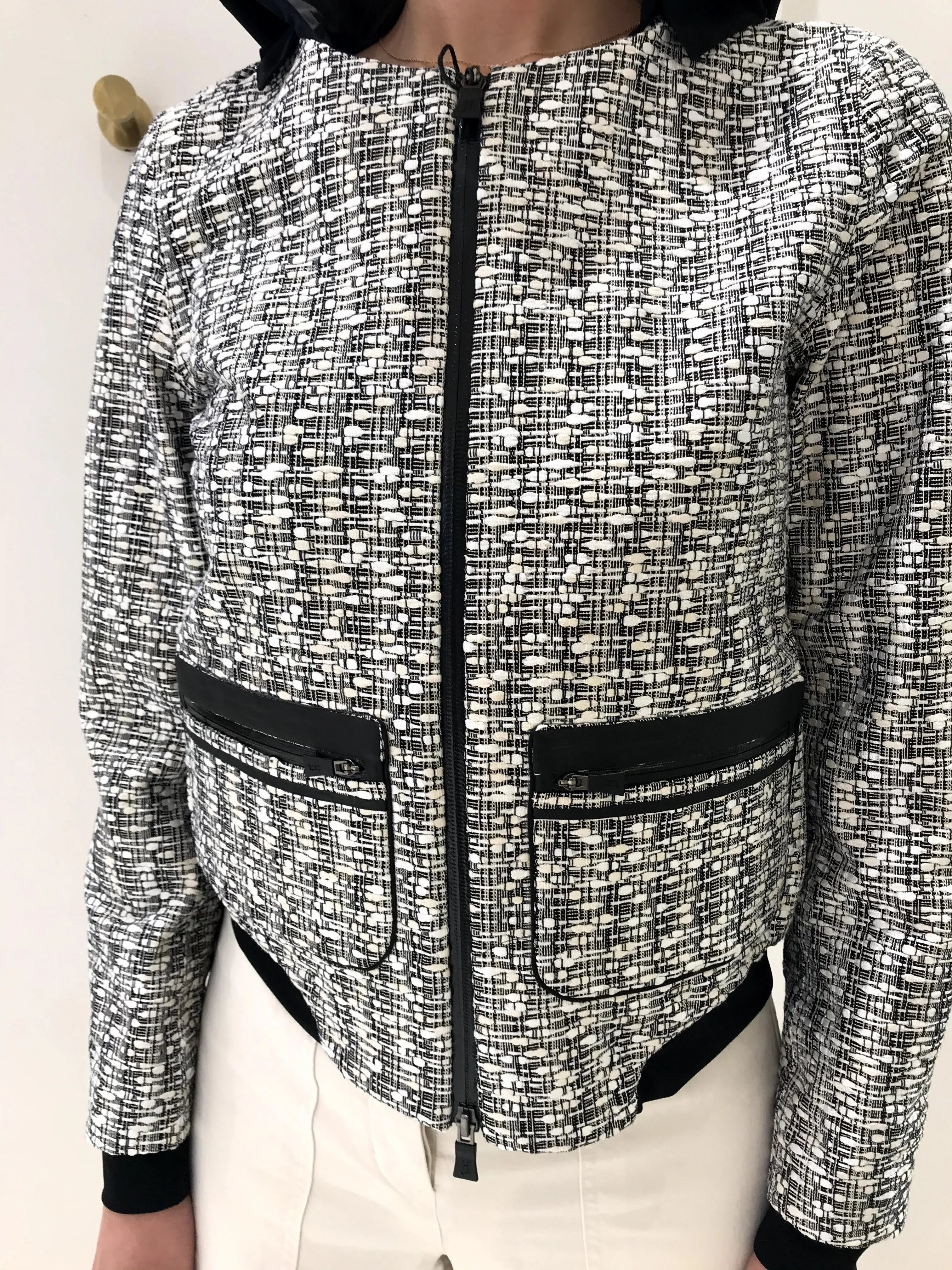 Tweed Layered Jacket