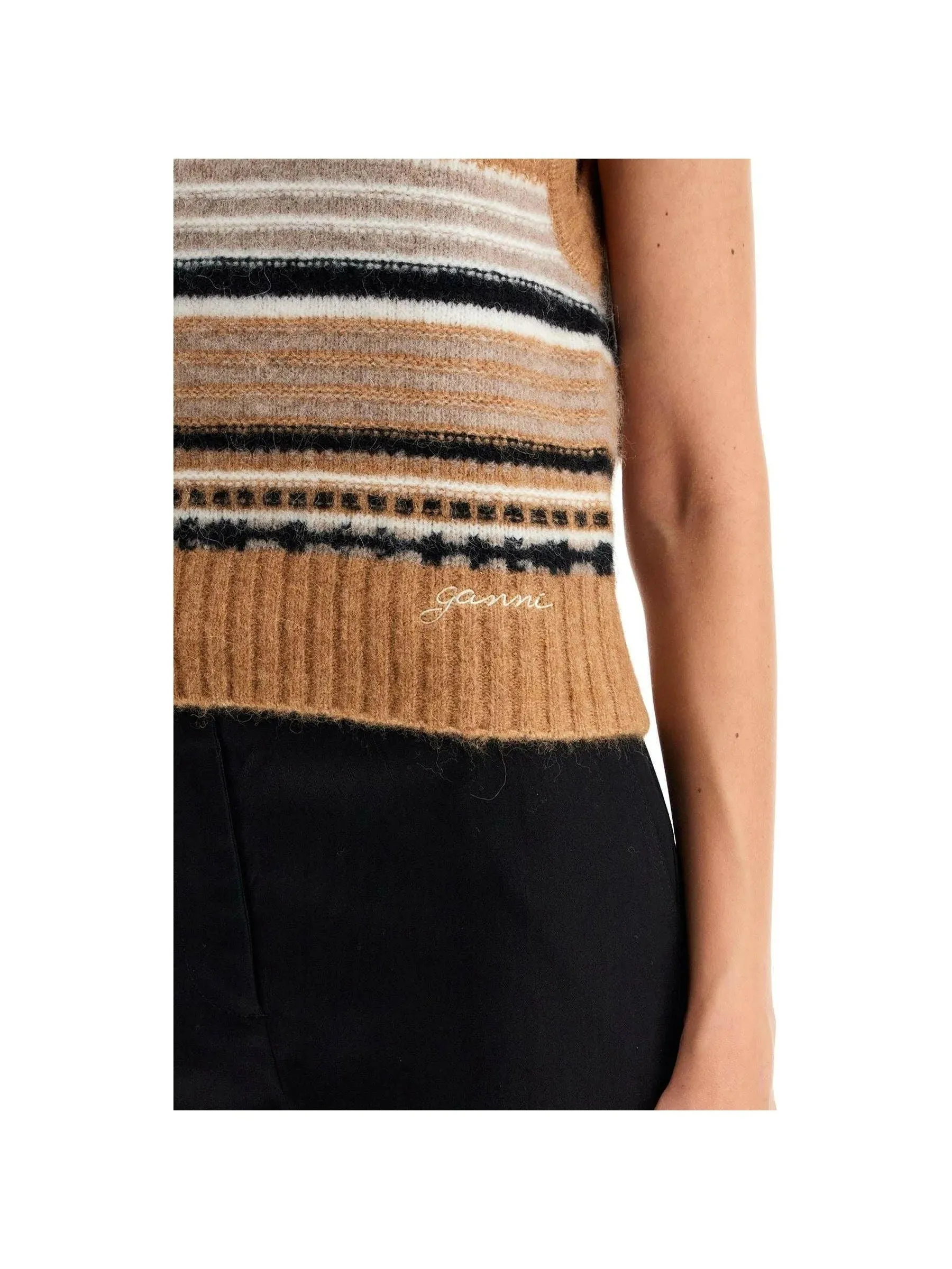 Ultra Soft Striped Knit Sweater