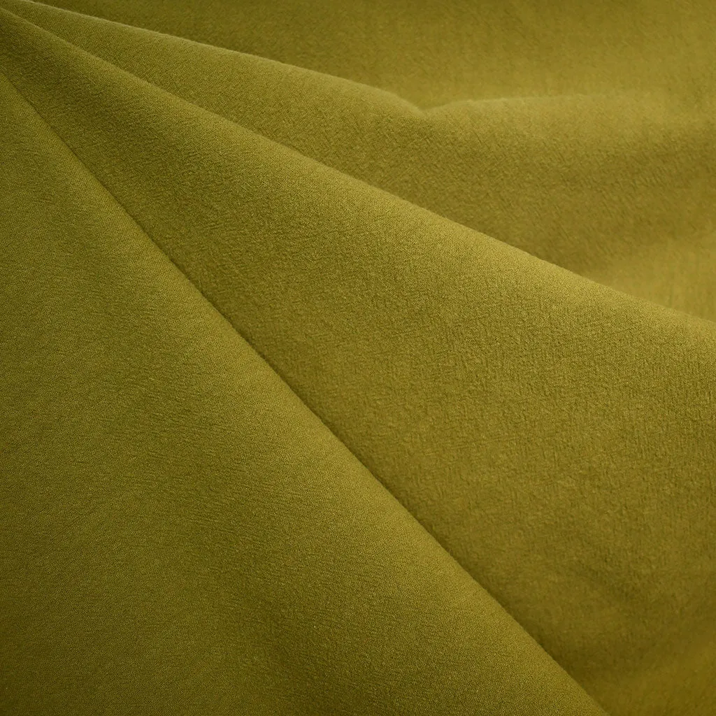 Washed Crinkle Cotton Solid Olive