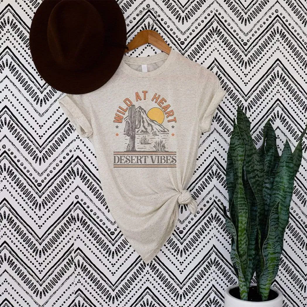 Wild At Heart Desert Vibes Graphic T-Shirt - SW124